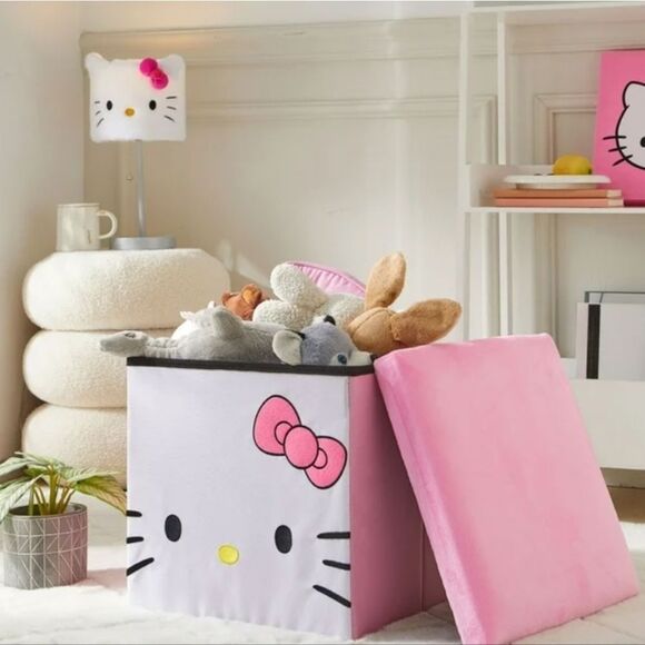 Hello Kitty Collapsible Storage Ottoman - Picture 8 of 16